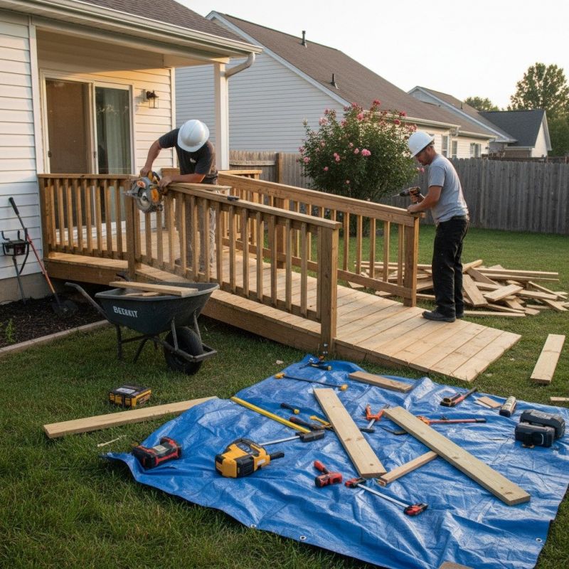 Wood Ramp Repair in Denver County, CO